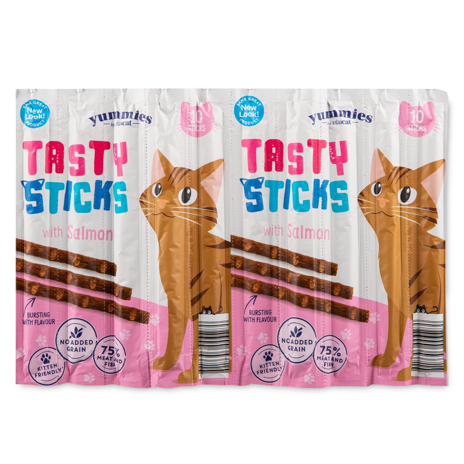 Salmon Tasty Sticks 50g Vitacat